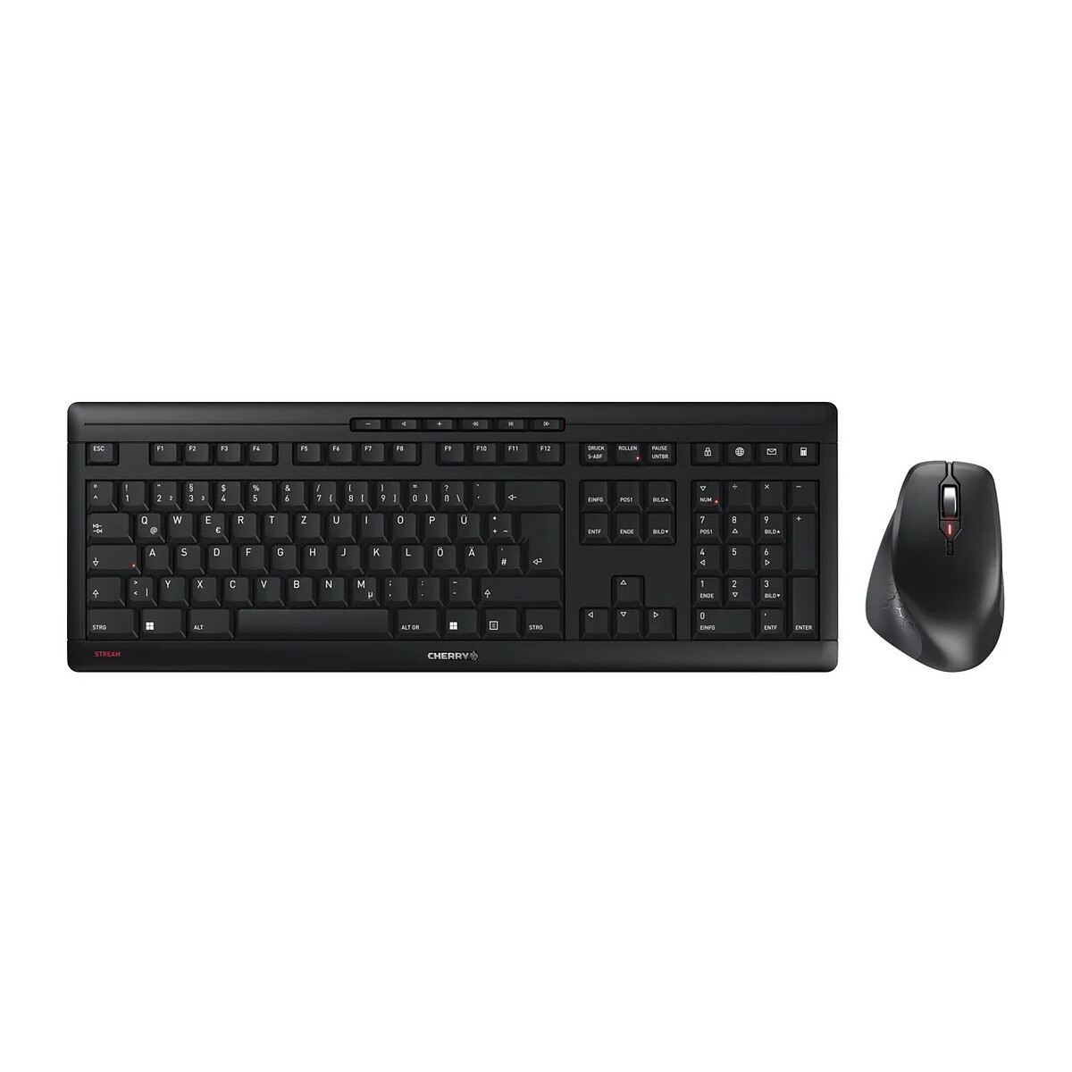 Cherry Stream Desktop Comfort Keyboard and Mouse Set