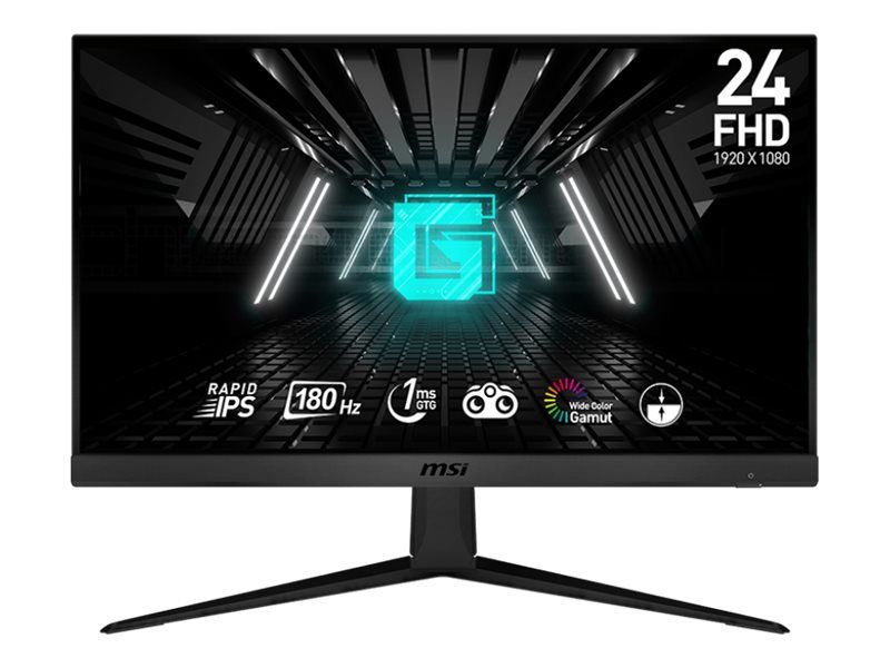 MSI G2412F - 24" Gaming Monitor - Full HD 1080p @ 180Hz - IPS - 300 cd/m² - 1ms Response Time - HDMI, DisplayPort