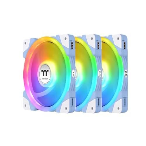 Kit de 3 ventiladores Thermaltake SwaFan EX Sync de 12 cm (Azul)
