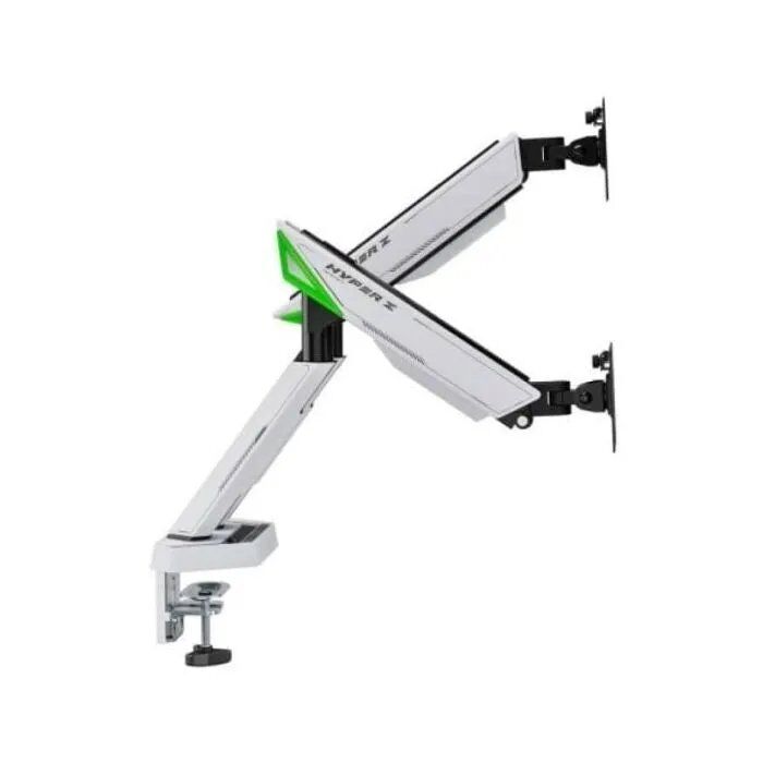 AISENS Gaming Desk Mount DT38TSR-345 Rotating and Tiltable, Aluminum Steel up to 2x38" 16kg/Arm