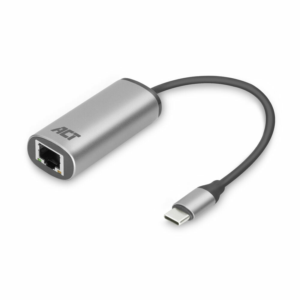 ACT AC7081 USB-C to Ethernet Gigabit Adapter (2.5Gbps) - Aluminum