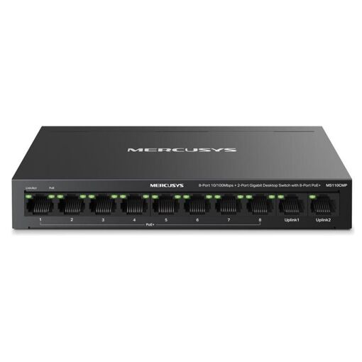 Mercusys 8-Port PoE+ Switch - MS110CMP V1