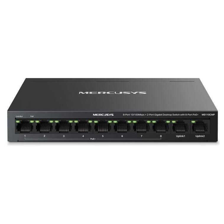 Mercusys 8-Port PoE+ Switch - MS110CMP V1