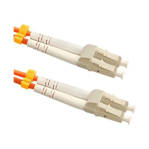 Cable óptico Qoltec LC multimodo (M) - 3 m, dúplex, 50/125 micras OM2