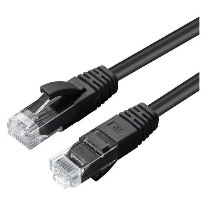 MicroConnect Cat5e Network Cable, 3m, Black (UTP)