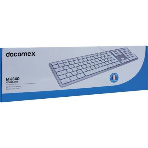 DACOMEX Mac Keyboard MK340 USB Silver