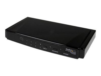 Conmutador HDMI de 4 puertos StarTech automático de alta velocidad con control remoto