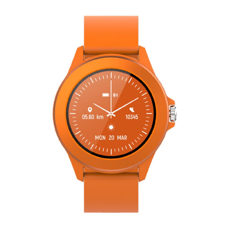 Forever Colorum 5.0 Smartwatch with IP68 Rating and Heart Rate Sensor - Orange