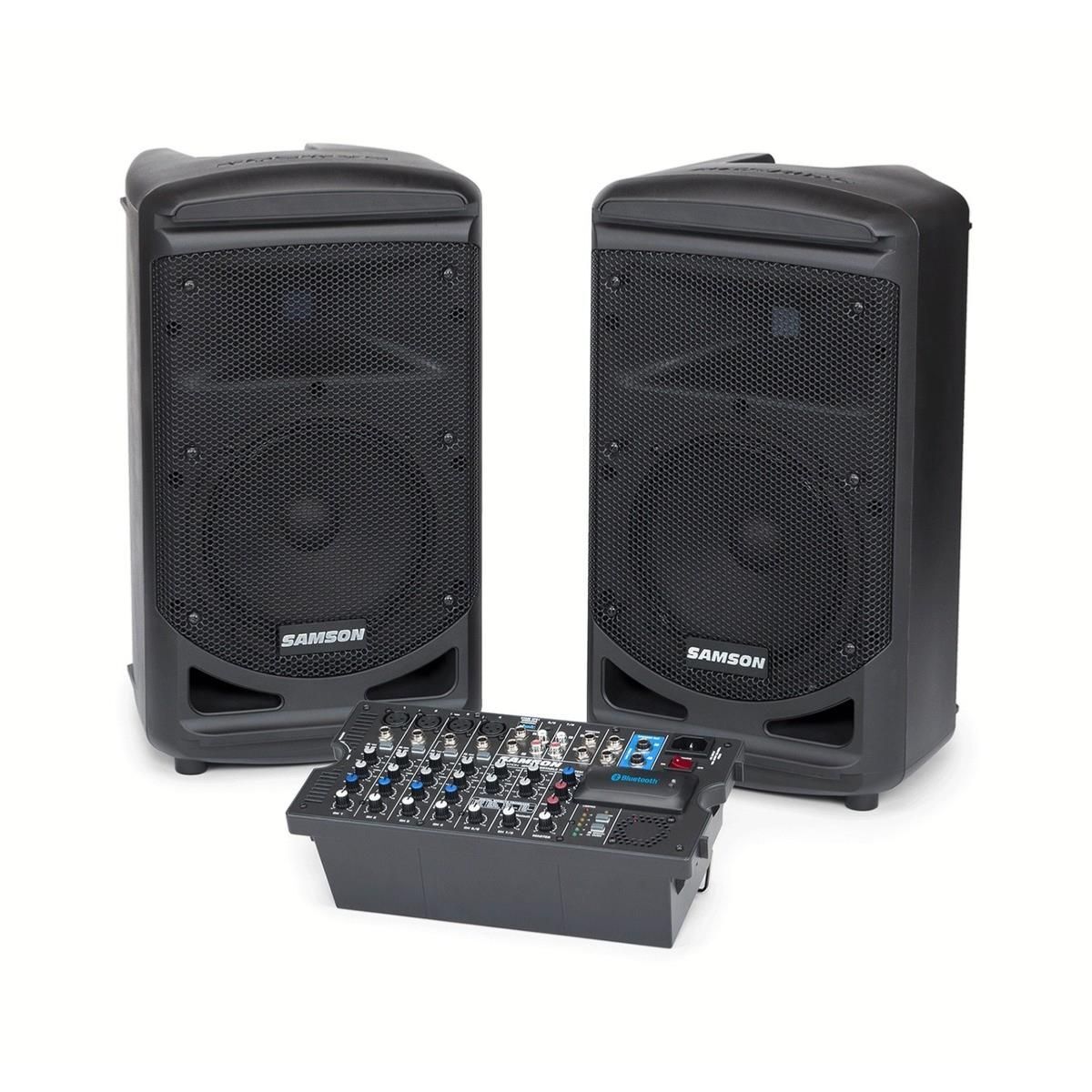 Samson XP800B - Portable 8-Channel Mixer with Bluetooth and USB