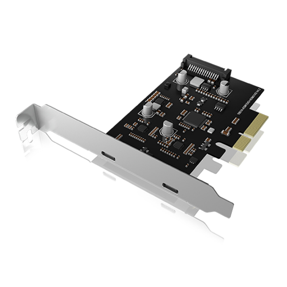 Tarjeta de controlador Icy Box PCI Express con 2 puertos USB 3.1 Tipo C (10 Gb/s)