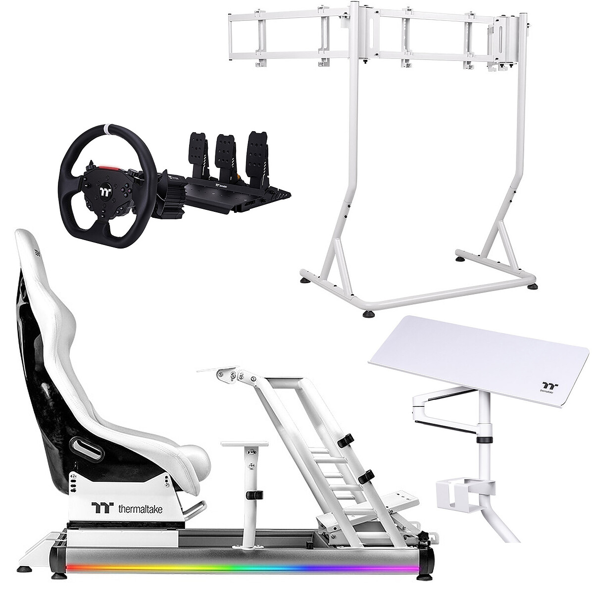 Thermaltake Simracing Bundle (White)