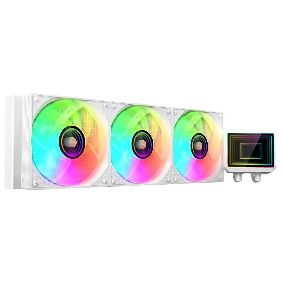 Mars Gaming ML-TWO360W All-in-One Liquid CPU Cooler - 12cm White