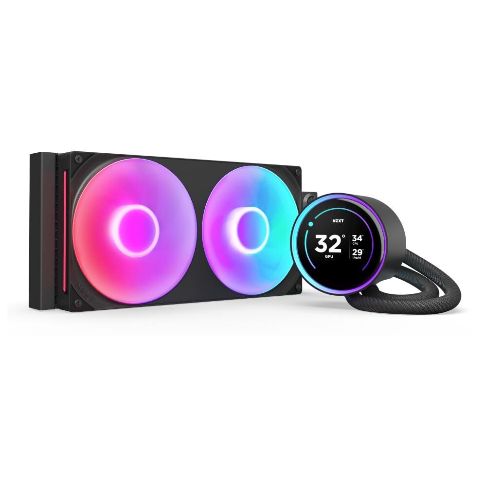 NZXT Kraken Elite 280 RGB All-in-One Liquid CPU Cooler - Black