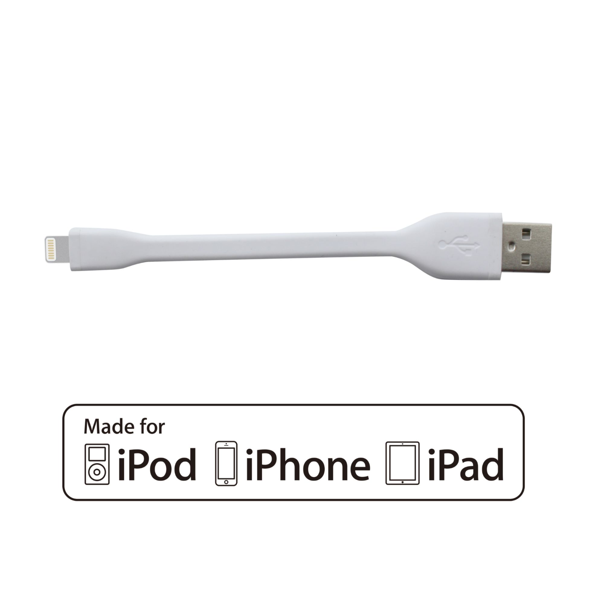 Phoenix Technologies USB-Lightning Cable, 10 cm (Official Apple MFi Certified, iPhone 5-7, iPad Mini-Pro, OTG Charging and Sync)