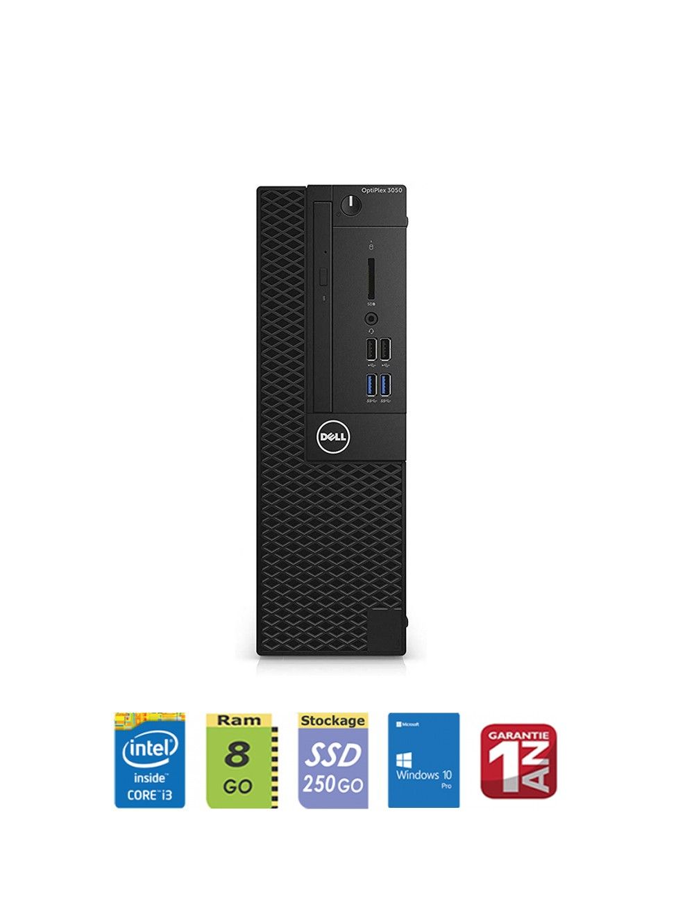 Dell Optiplex 3050 SFF I3/8GB/250SSD - 6th Gen