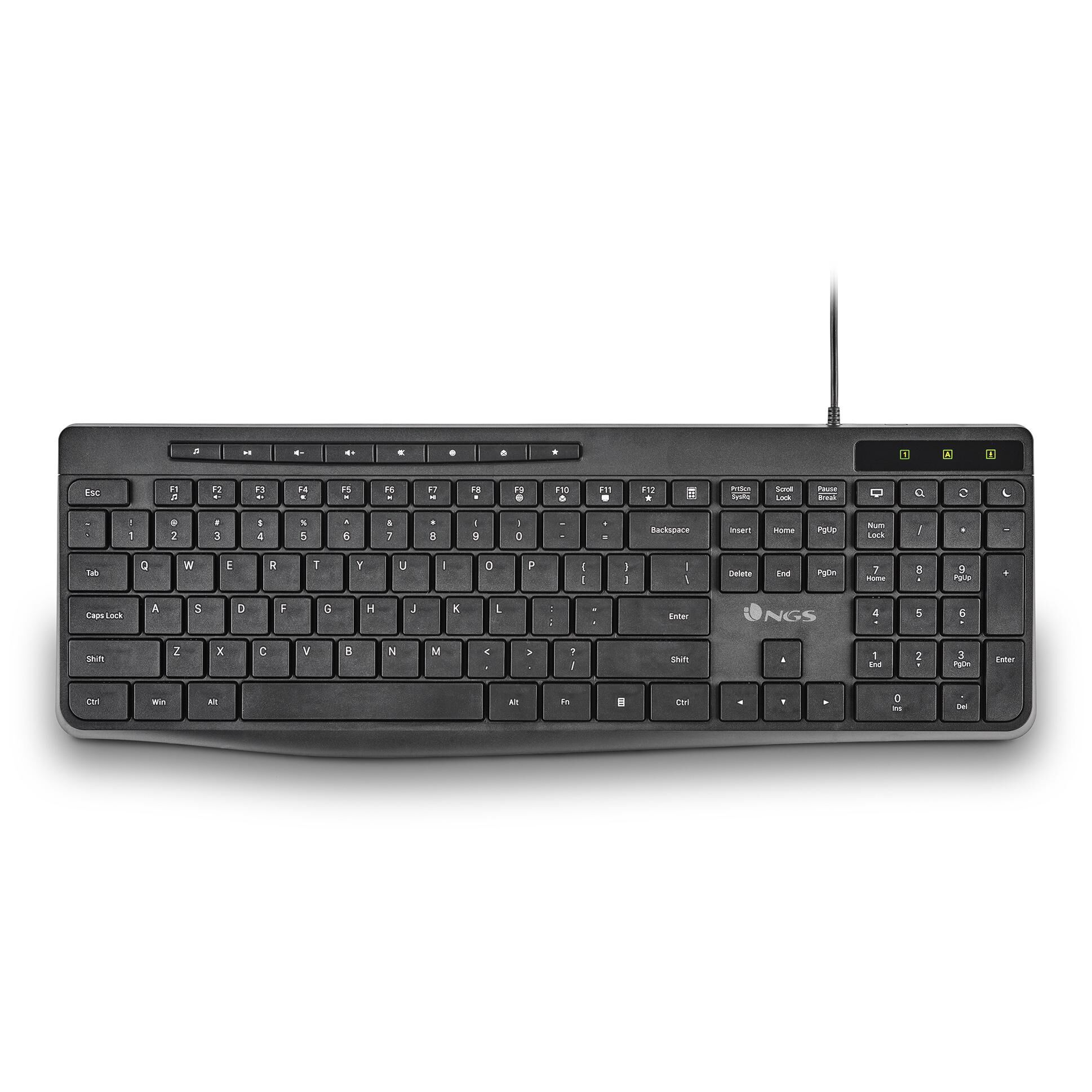 NGS Spectrum QWERTY USB Keyboard