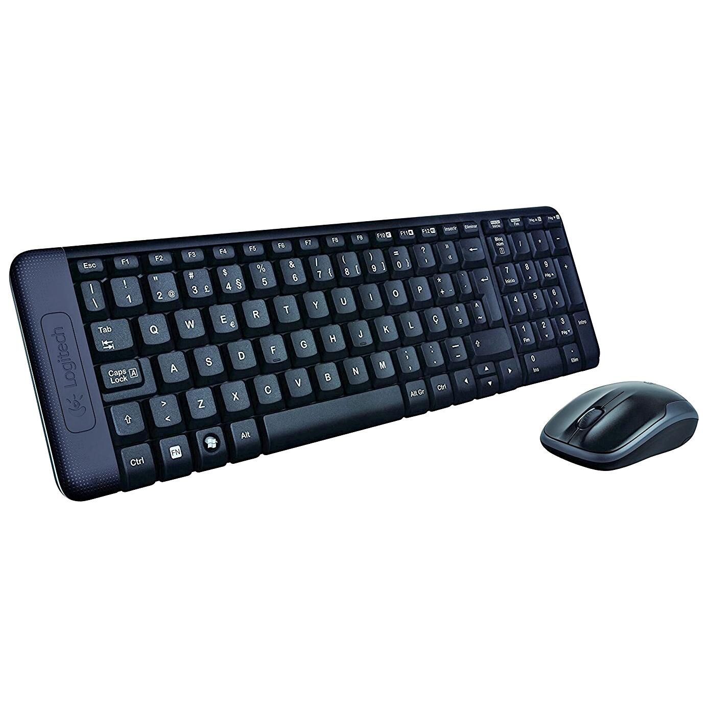 Logitech Wireless MK220 Combo Keyboard and Mouse Set