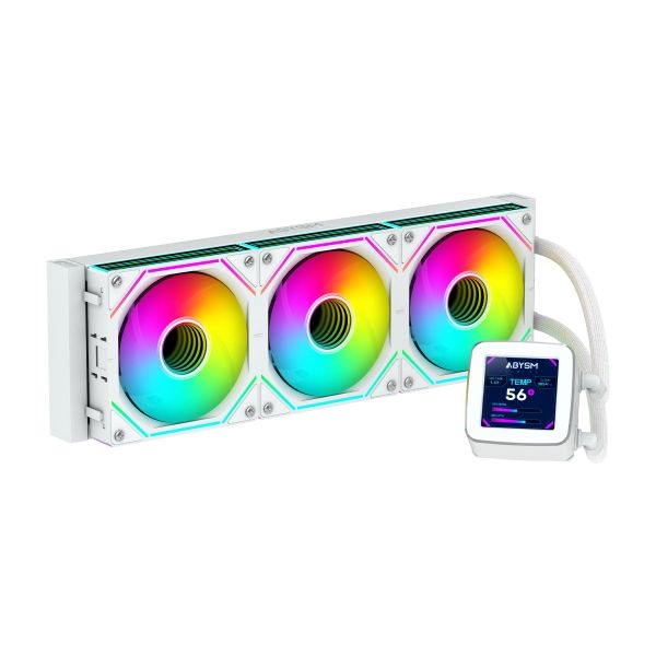 Abysm Oceanic 360 Liquid Cooling with ARGB LCD White