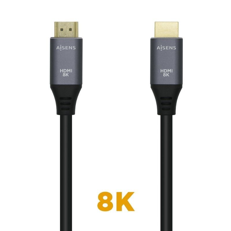 Cable HDMI AISENS A150-0426 1m - Gris Negro