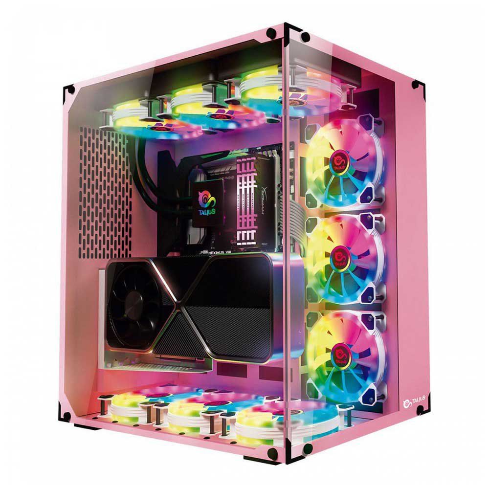 Talius Cronos Tower Case, Orchid RGB Crystal