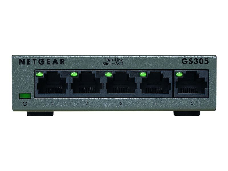 Netgear GS305 - Essentials Switch - 5x Gigabit Ethernet