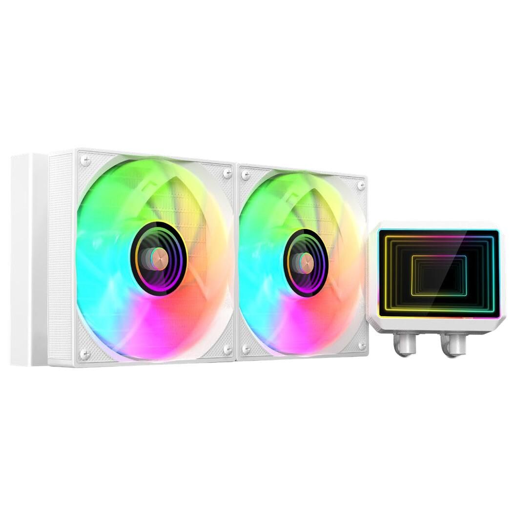 Mars Gaming ML-TWO240W All-in-One Liquid CPU Cooler 12cm White