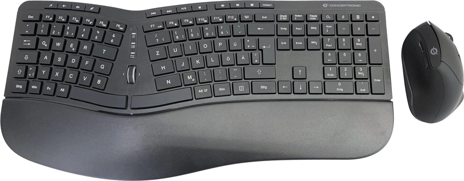 Conceptronic ORAZIO ERGO Wireless Keyboard and Vertical Mouse Set
