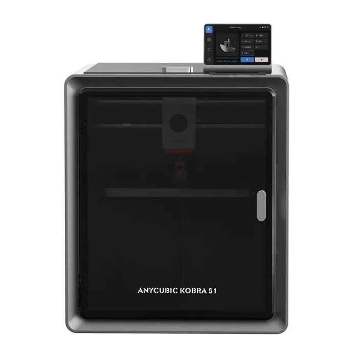 Anycubic Kobra S1 3D Printer - Automatic Leveling - FDM - Black