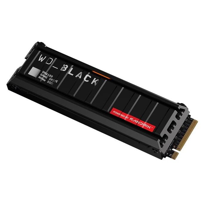 Sandisk WD Black SN8100 - 8TB Encrypted SSD - M.2 2280 - PCIe 5.0 x4 (NVMe) - TCG Opal Encryption 2.02 - Integrated Heat Spreader