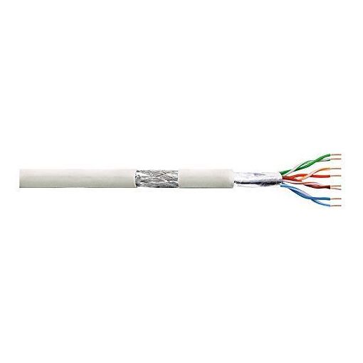 2direct LogiLink EconLine - SFTP, PiMF Cat 6 Solid Cable - 100m Grey