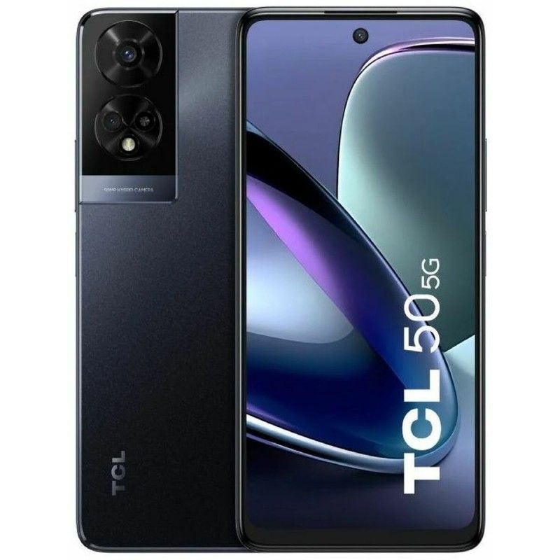 TCL 50 5G Smartphone - 6.6" HD+ Display, 4GB RAM, 128GB Storage, 5010mAh Battery, Gray