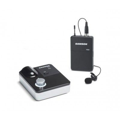 Sistema de micrófono lavalier Xpdm de Samson Audio con clip para corbata