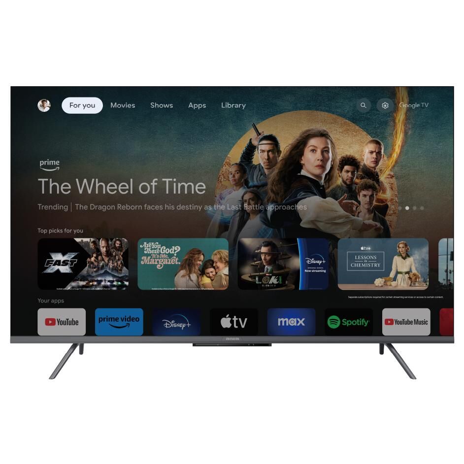 Aiwa 55-Inch 4K UHD Smart TV (55GO70804UHD) - Black