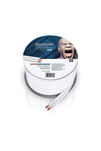 Oehlbach 306 Wire SP 40 Speaker Cable, 2x 4mm, 10M White