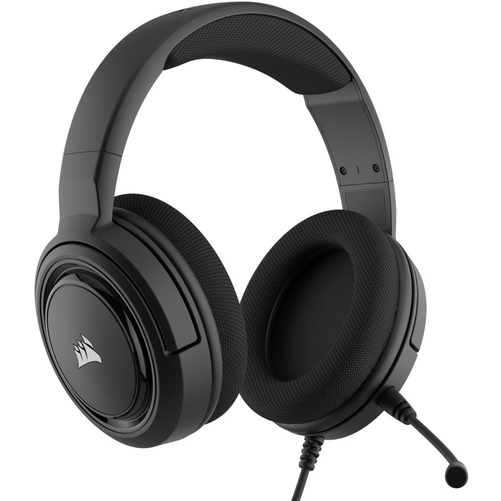 Corsair HS35 Gaming Headset - Over-Ear - Wired - 3.5mm Jack - Carbon