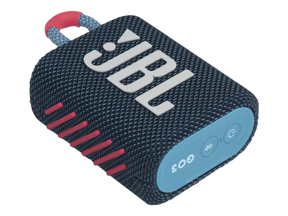 JBL Go 3 - Bluetooth Wireless Speaker - Blue and Pink