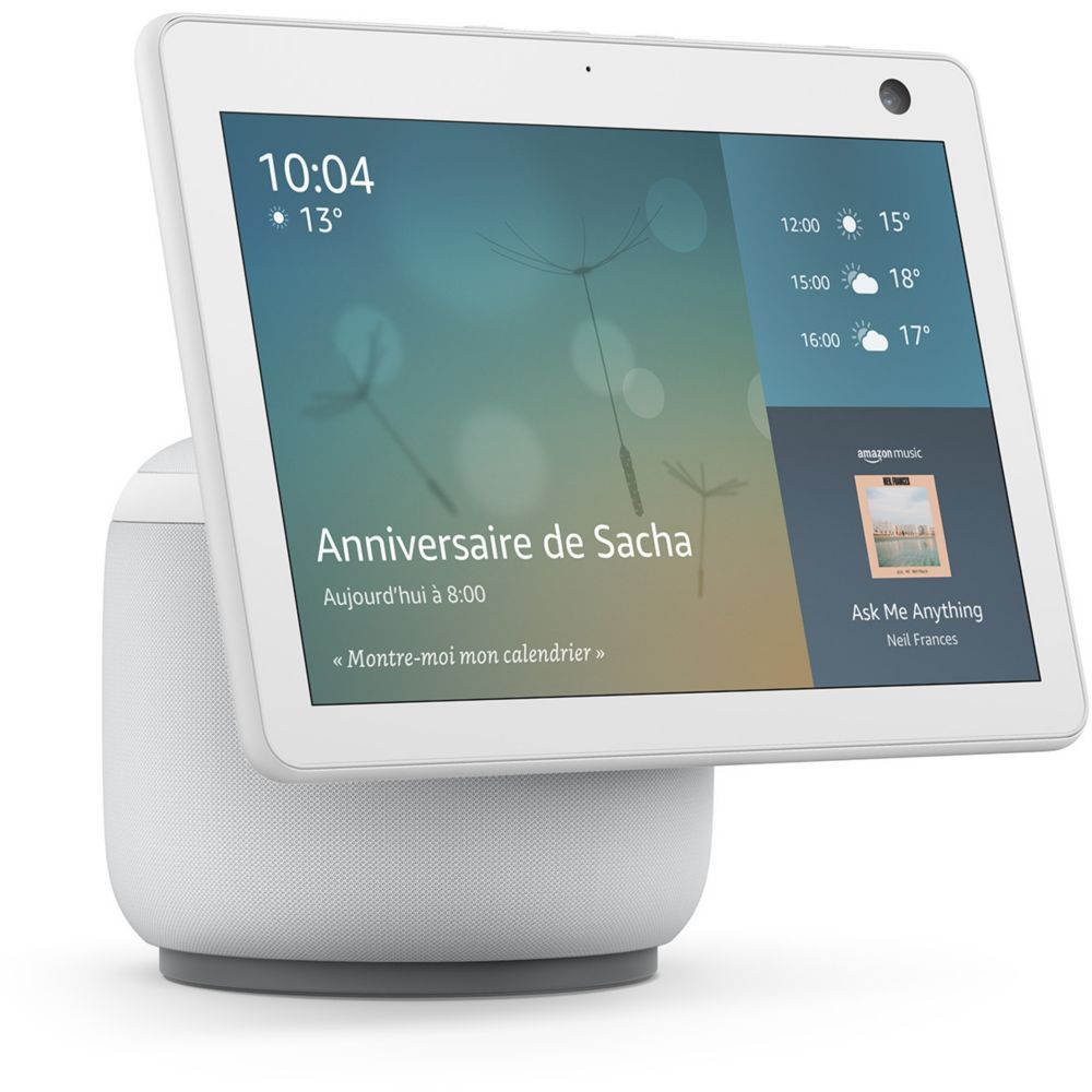 Amazon Echo Show 10 (3rd Gen) - Wireless Bluetooth Speaker - White