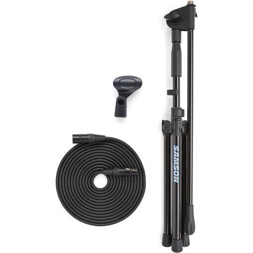 Samson MK10 Plus Microphone Stand with Cable and Clip