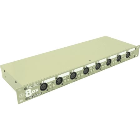 Radial OX8-R 8-Channel Micro Splitter 19-Inch Rackable - Radial Transformers