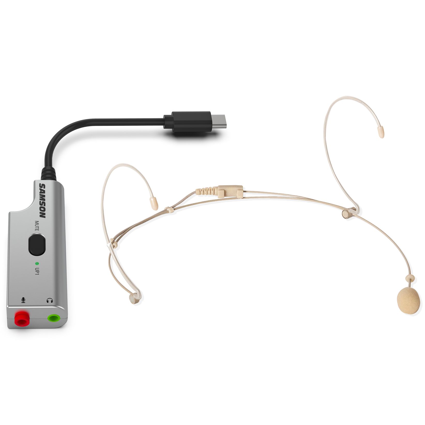 Samson DEU1 Micro Headset Bundle for Broadcasting