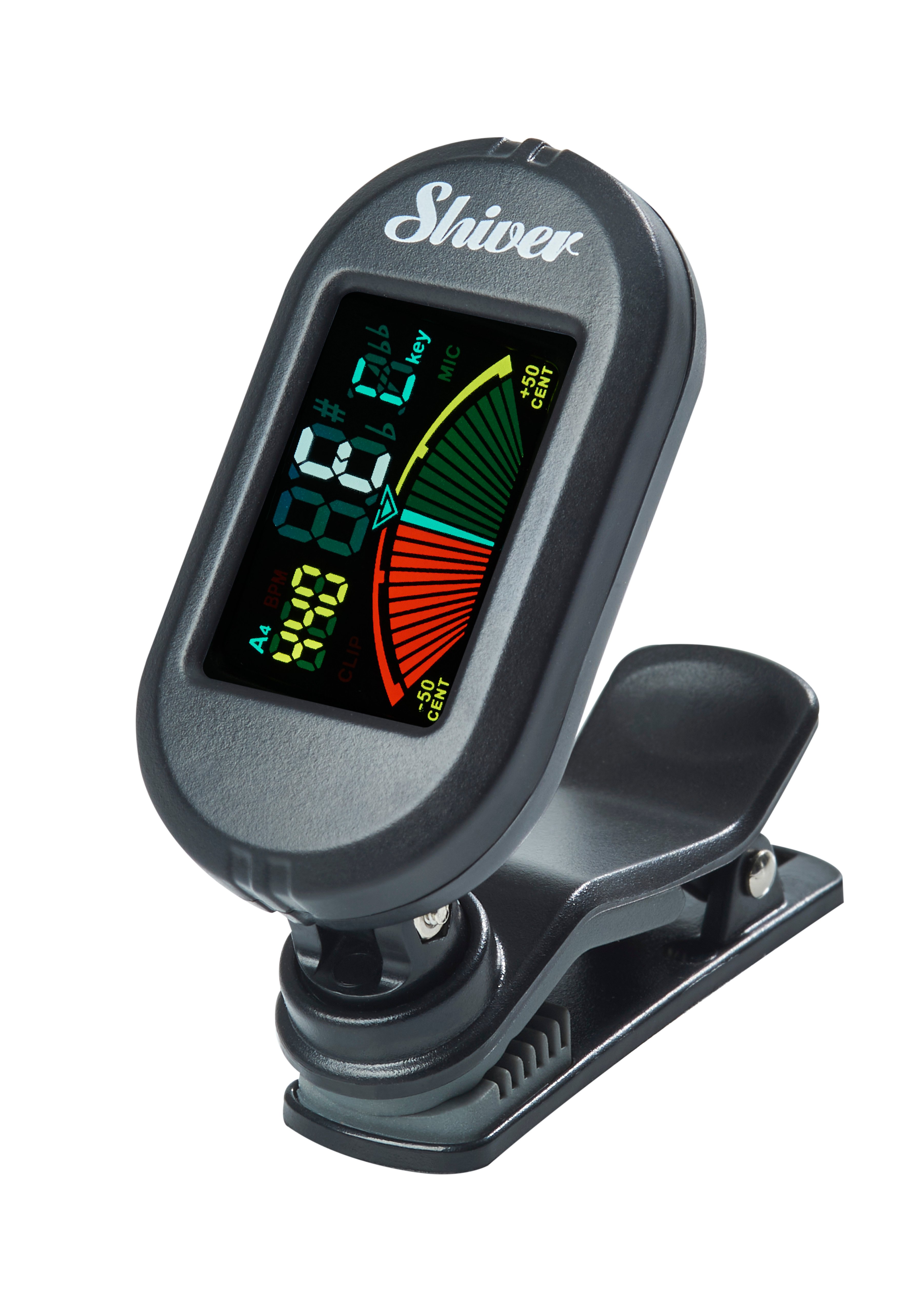 Tuner cromático Shiver de pinza - Negro