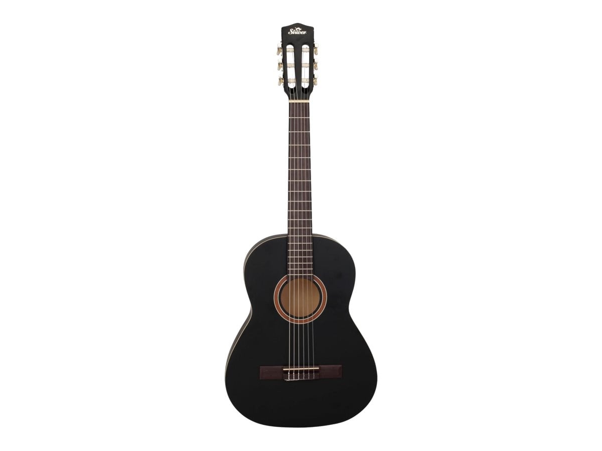 GCS-3/4 - Guitarra clásica - Negro mate - Shiver