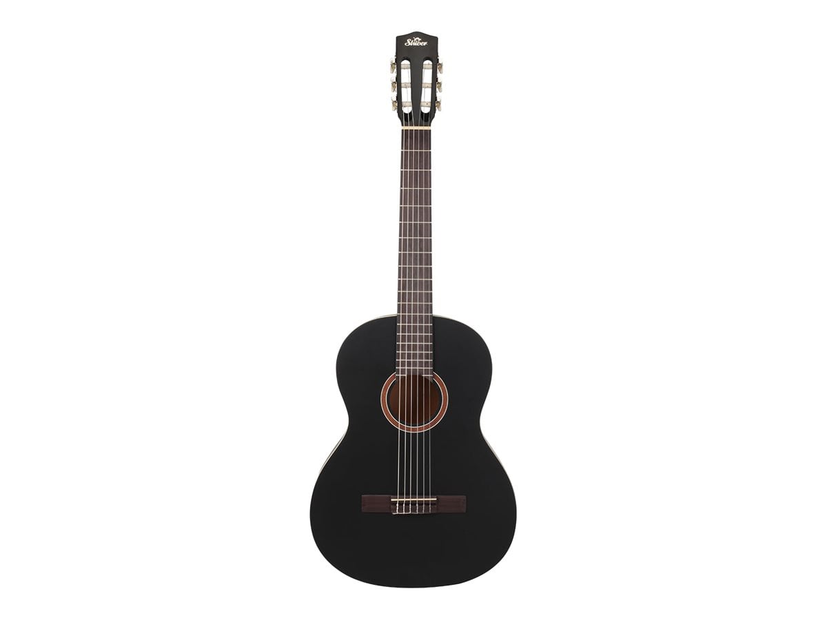 Guitarra clásica GCS-4/4 Shiver negro mate