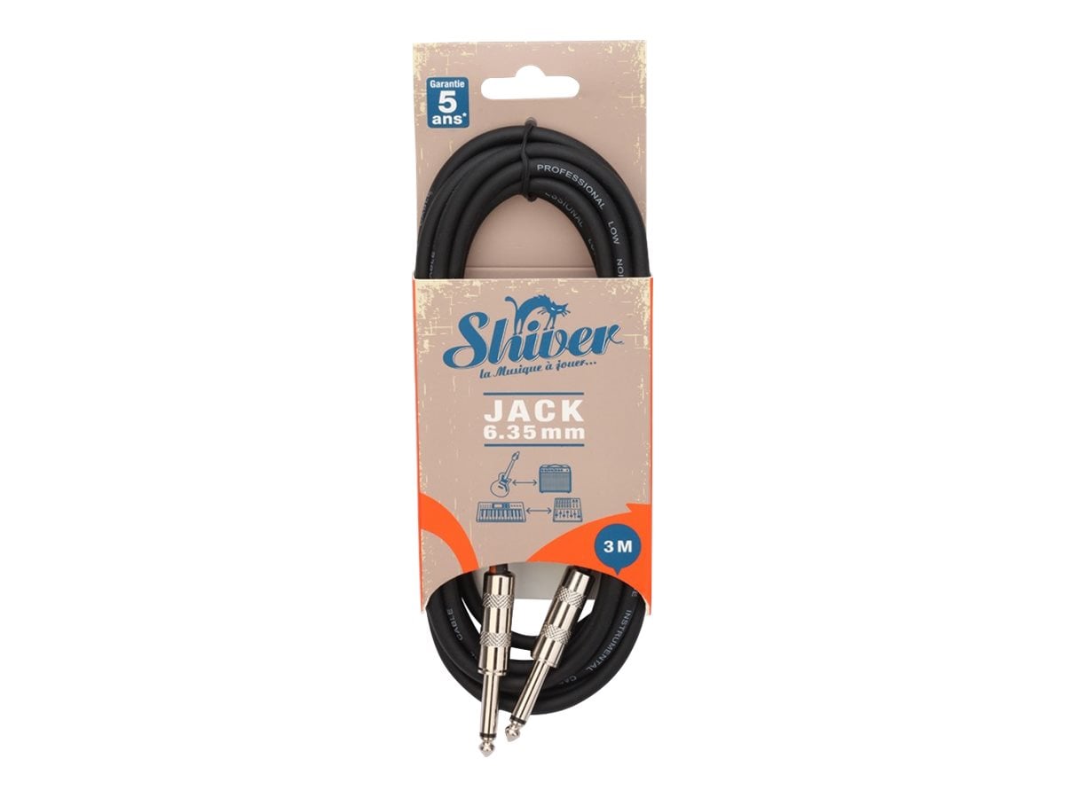 Shiver 6.35mm Cable Jack, 3m