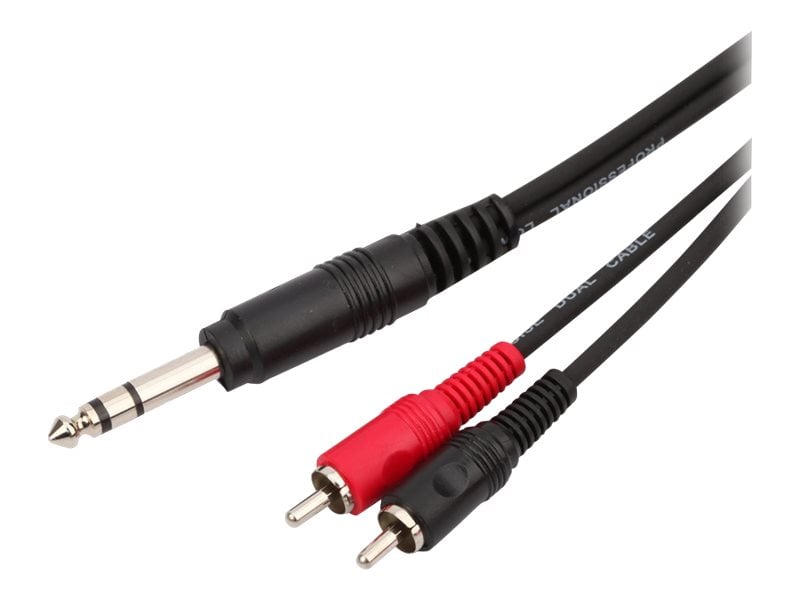 Shiver 1/4-Inch to RCA Cable, 3 ft