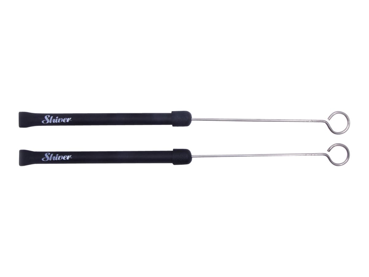 Pareja de pinceles retráctiles Shiver - 100 fibras de acero - 0,2 cm