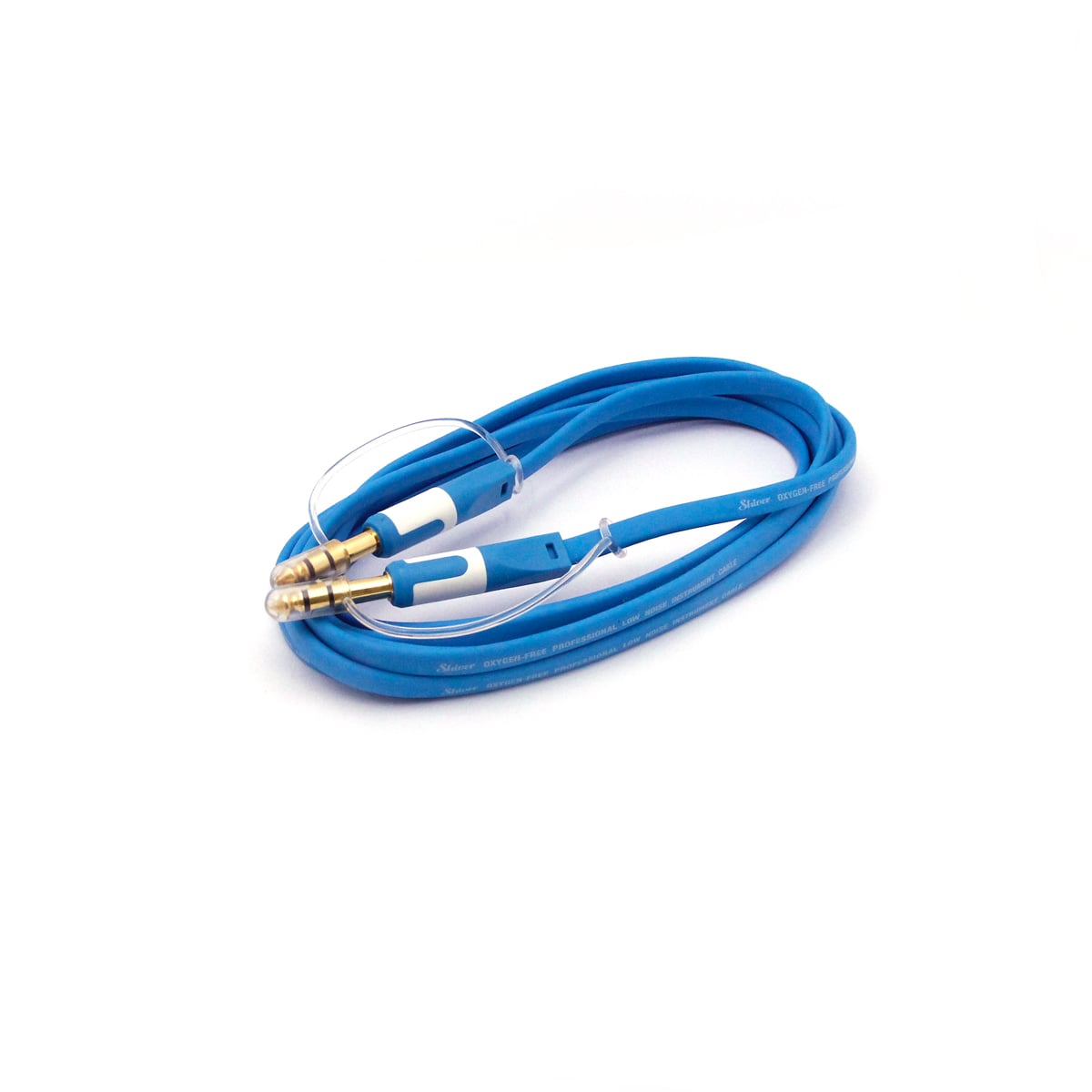 Cable Shiver plano - Conector Jack de 6,35 mm a Jack de 6,35 mm - 3 m