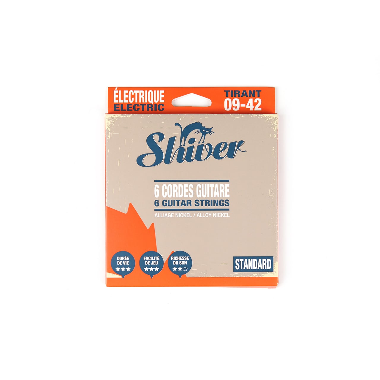 Shiver 6-String Electric Guitar Standard - Gauge 09-42 - Shiver