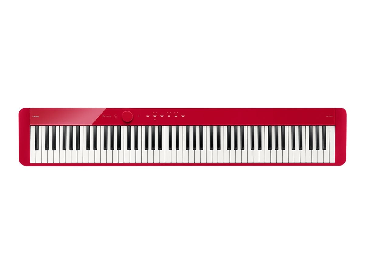 Piano digital Casio Privia PX-S1100 - 88 teclas - Rojo