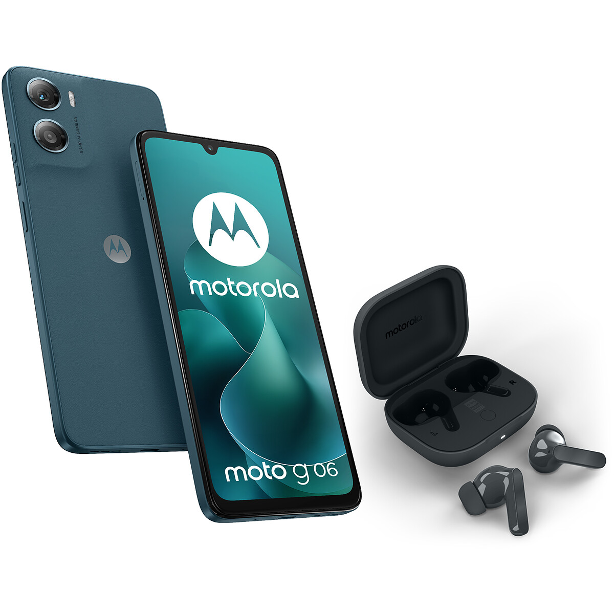 Motorola Moto G06 Blue (4GB/128GB) + Moto Buds Bass